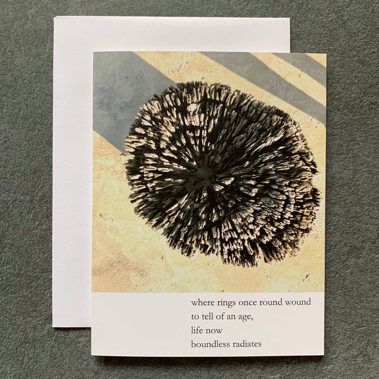 Tree Poetry Blank Note Card