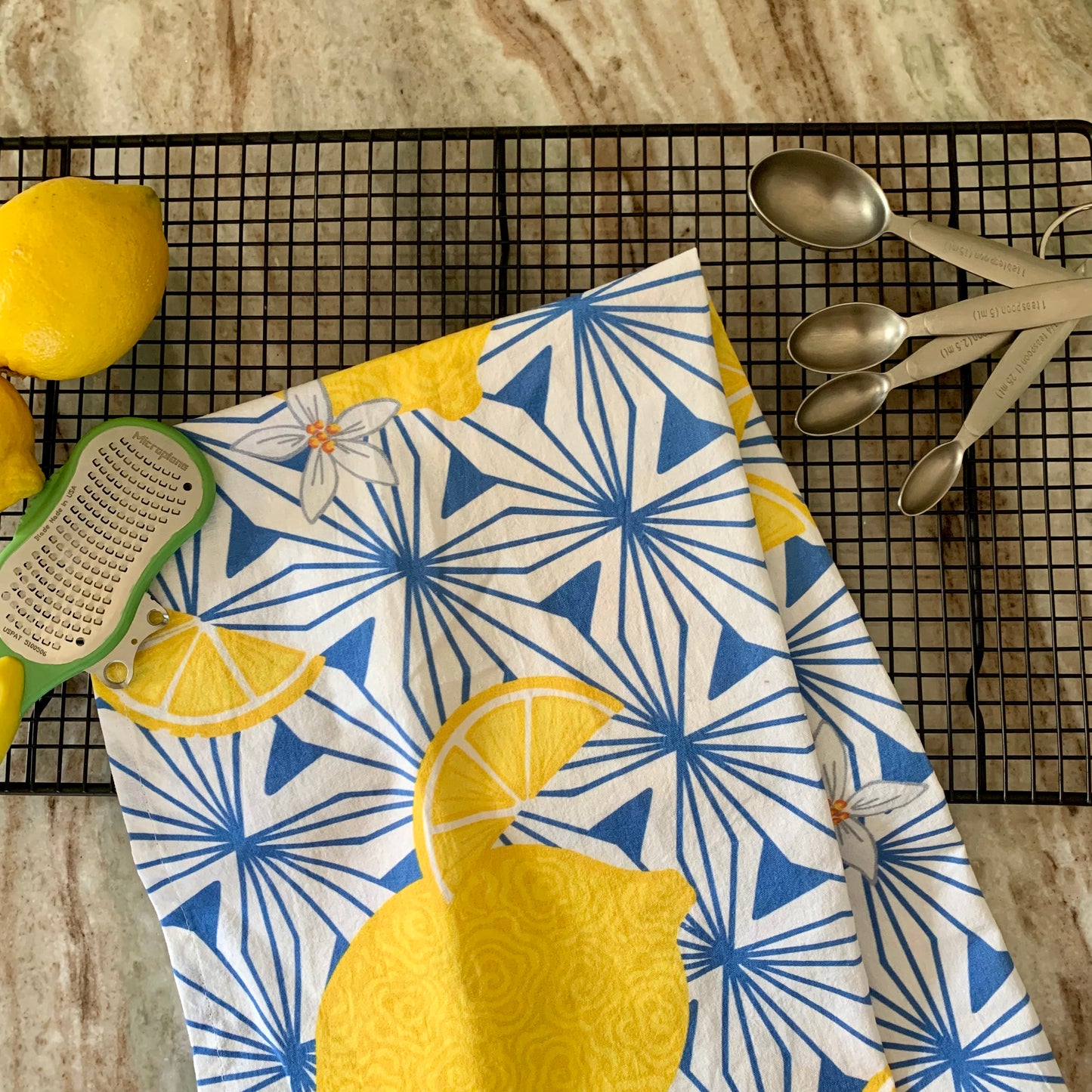 Lemons Tea Towel