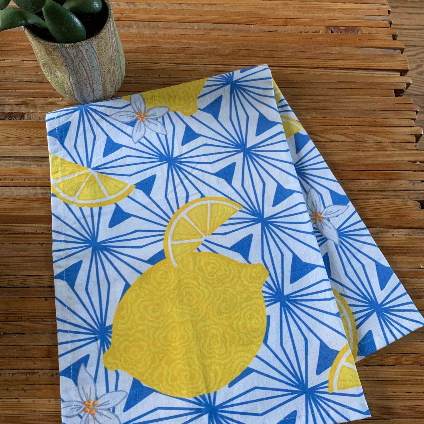 Lemons Tea Towel