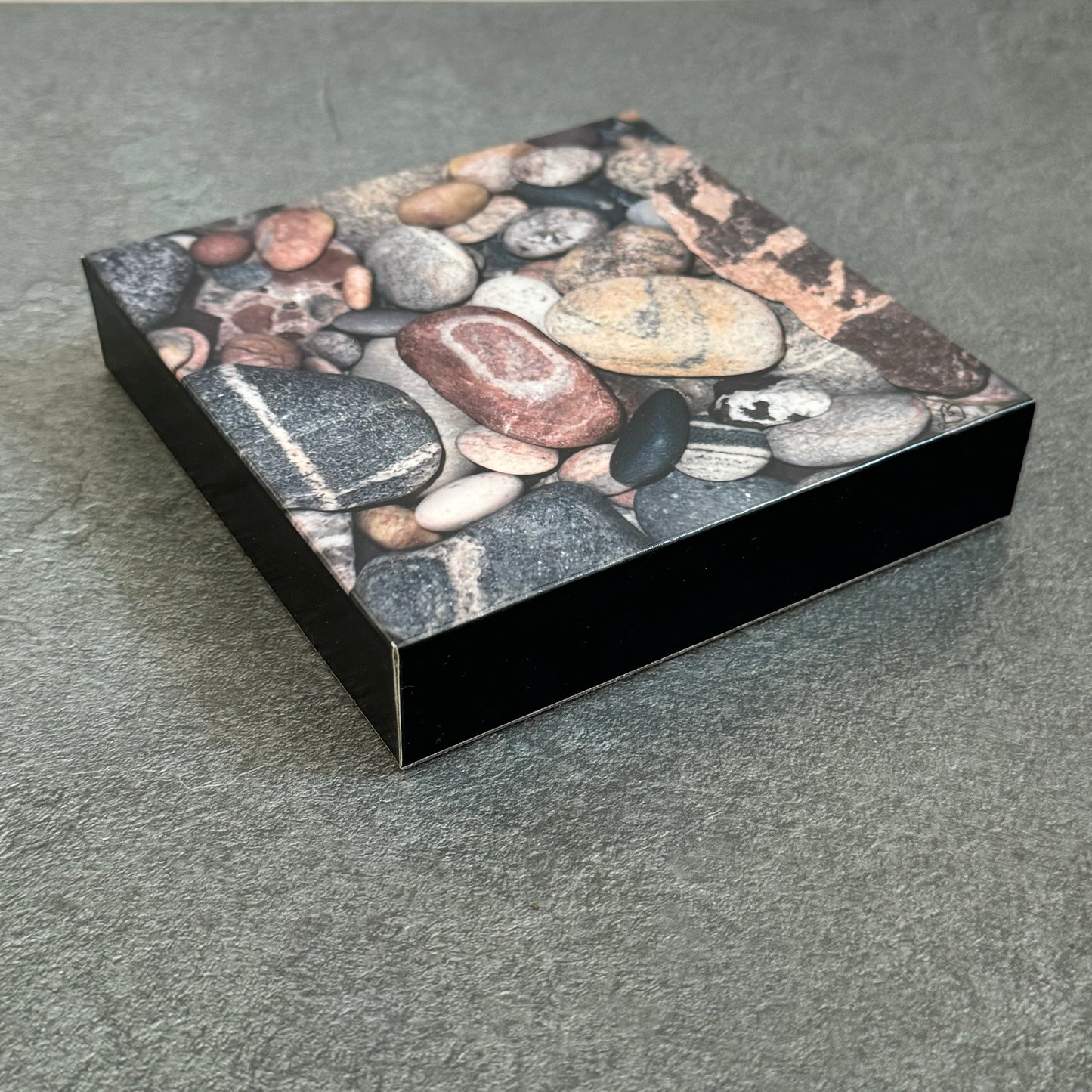 LOVE Rocks Wood Photo Block #3