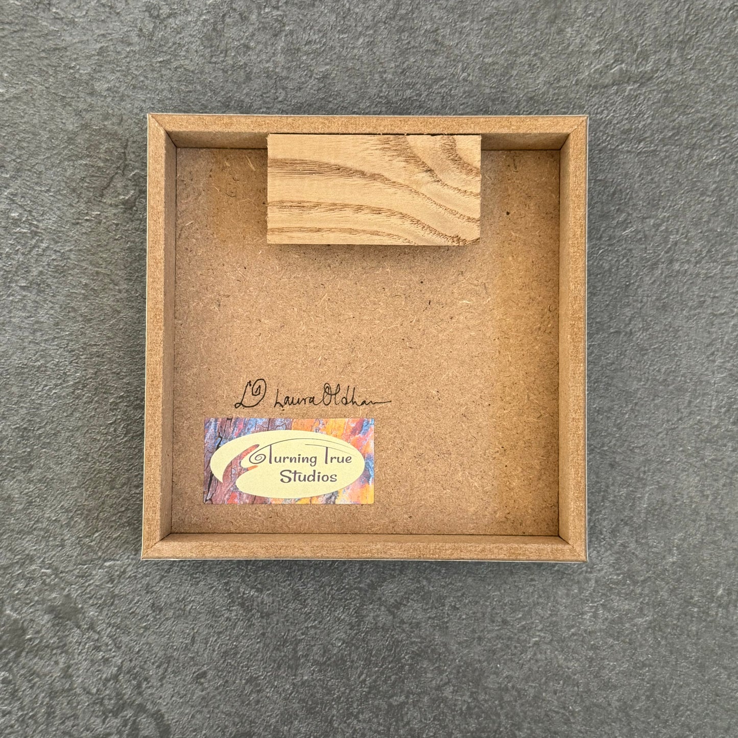 LOVE Rocks Wood Photo Block #8
