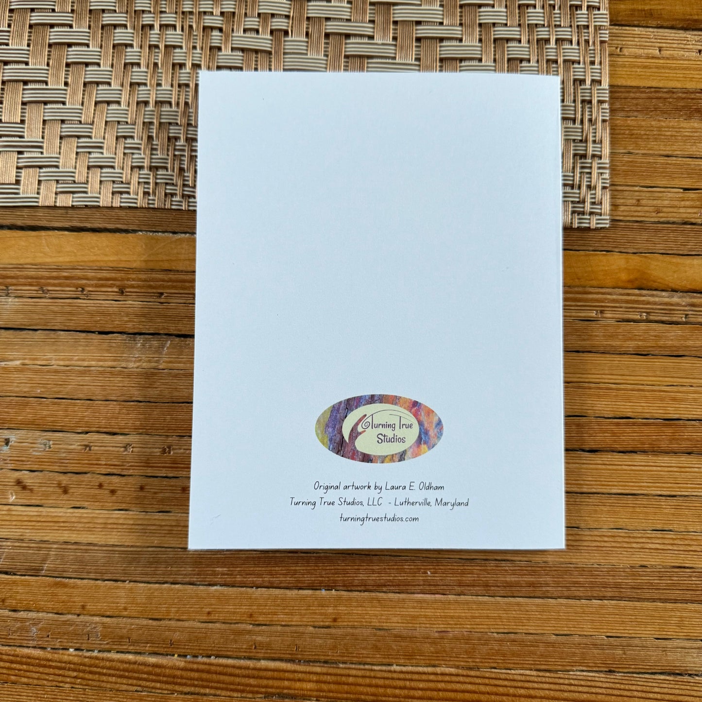 Giraffe Heart Blank Note Card