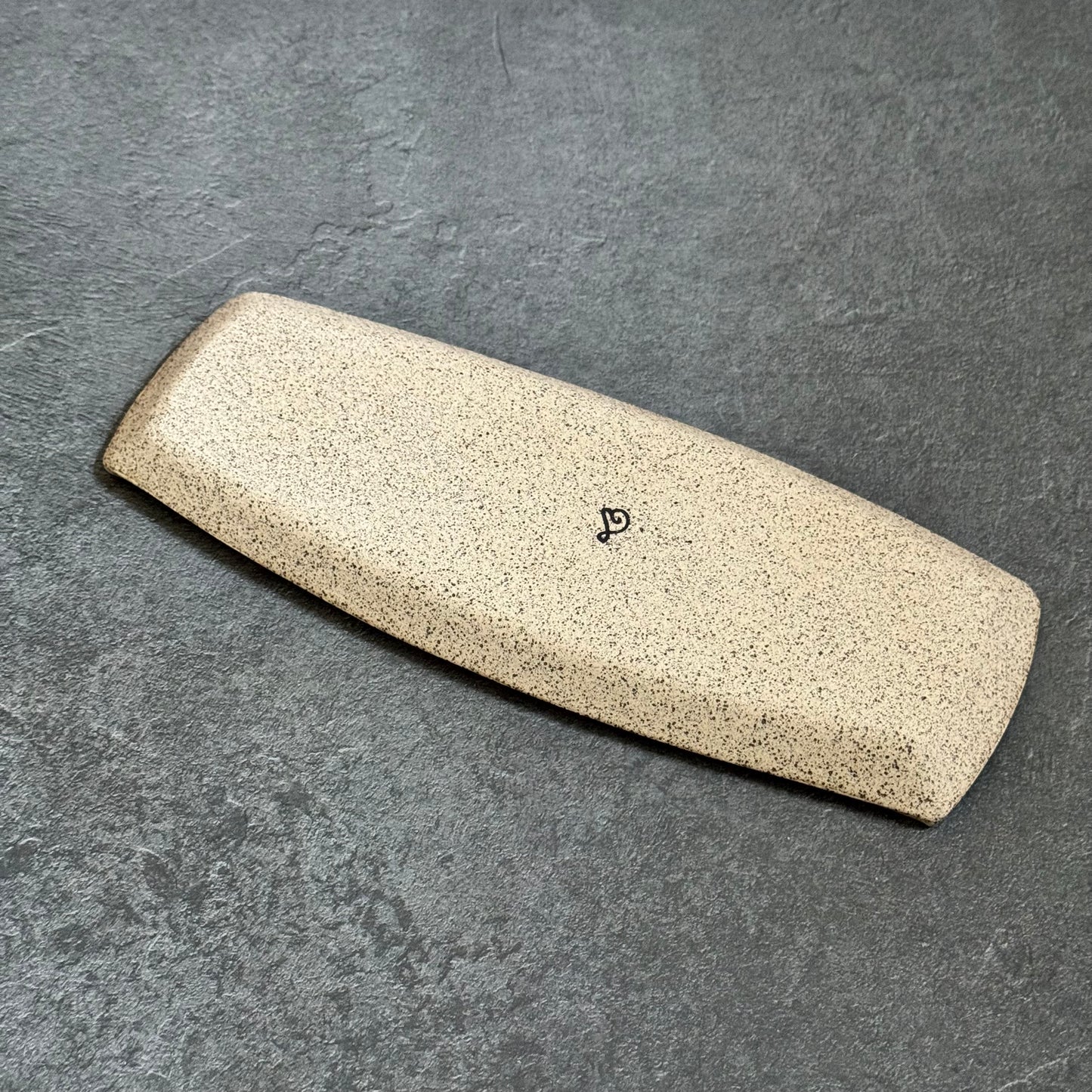 Red Poppies Rounded Rectangular Tray - 10.75 inches