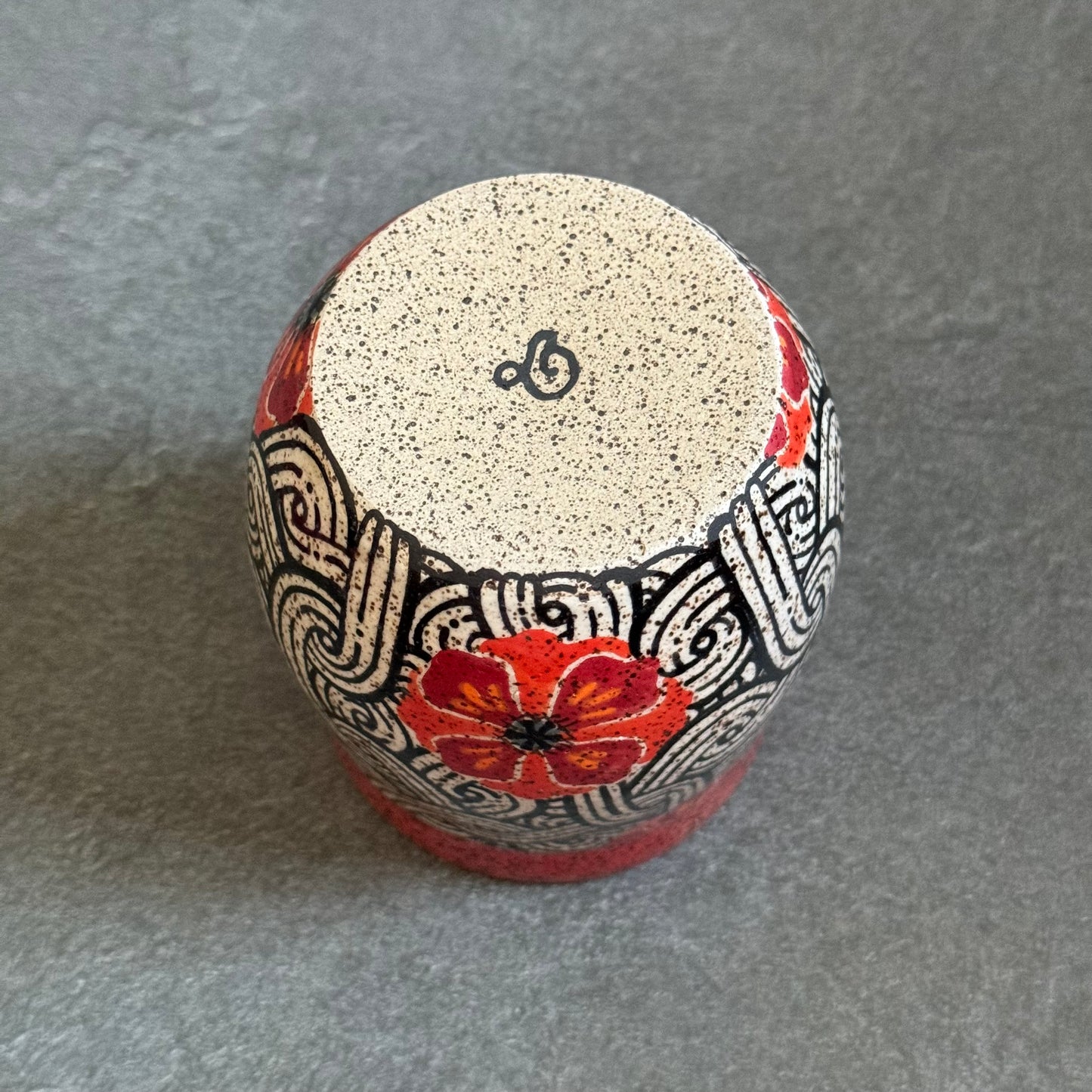Banded Poppy Cup