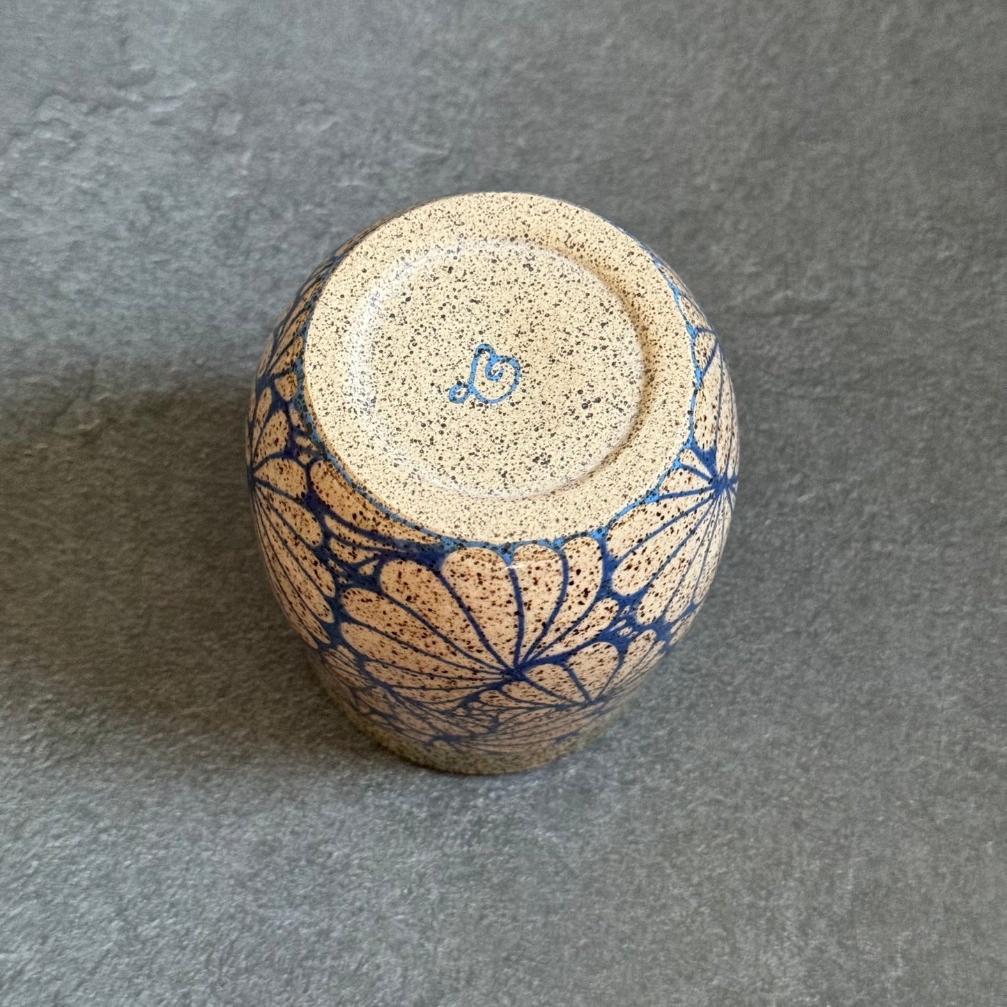 Green and Blue Banded Cup