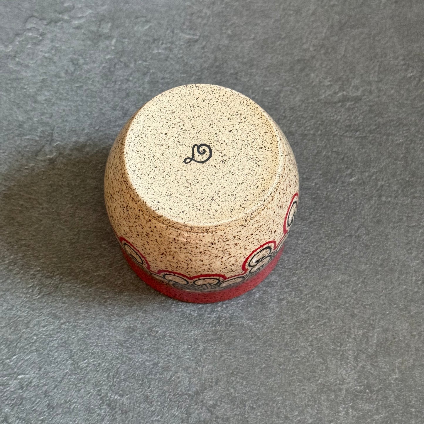 Banded Red Cherry Cup