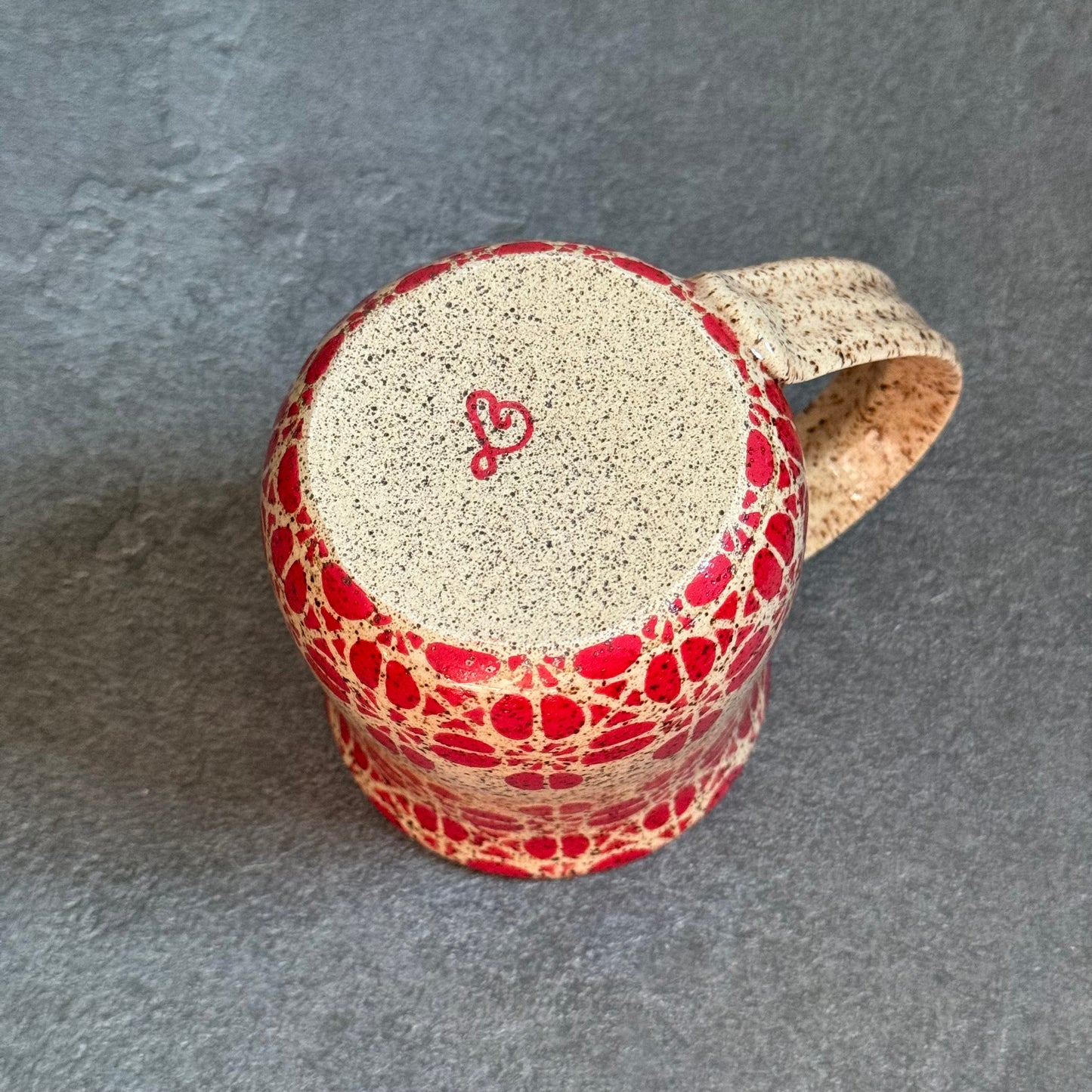 Red Tangled Mug