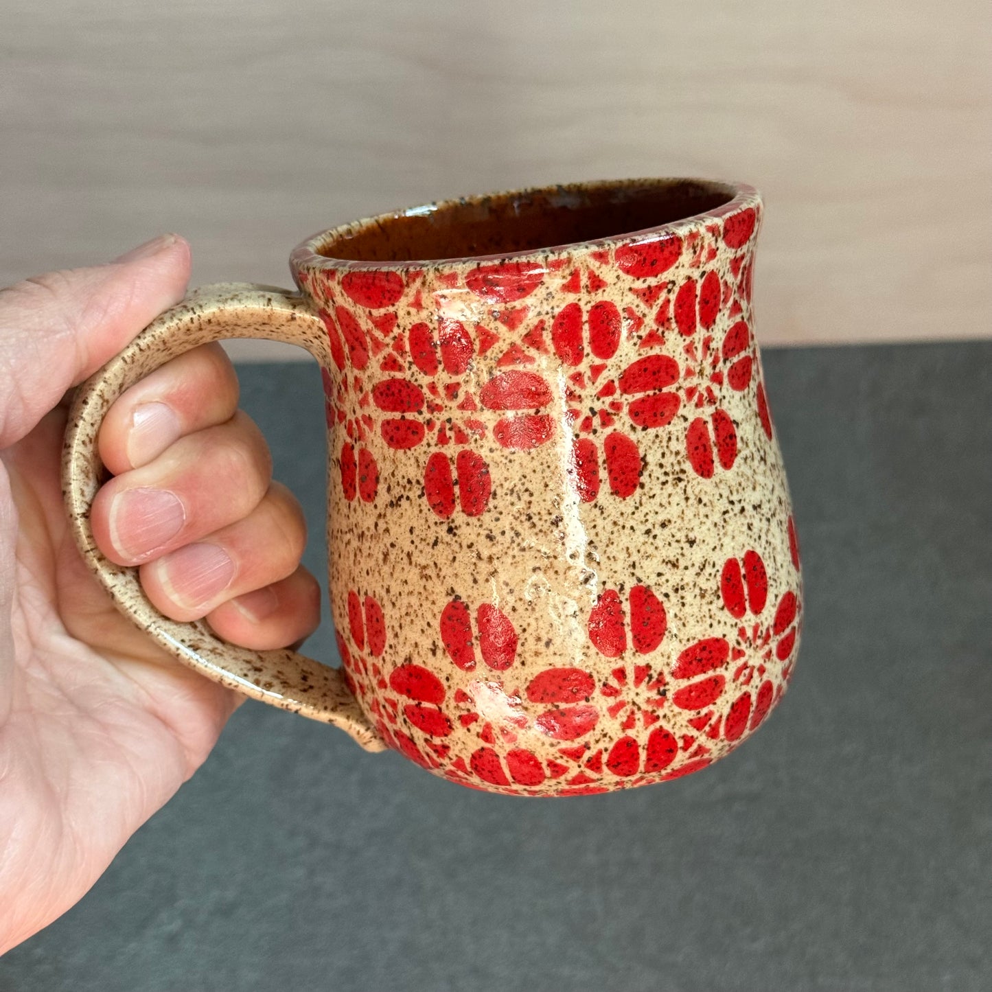 Red Tangled Mug