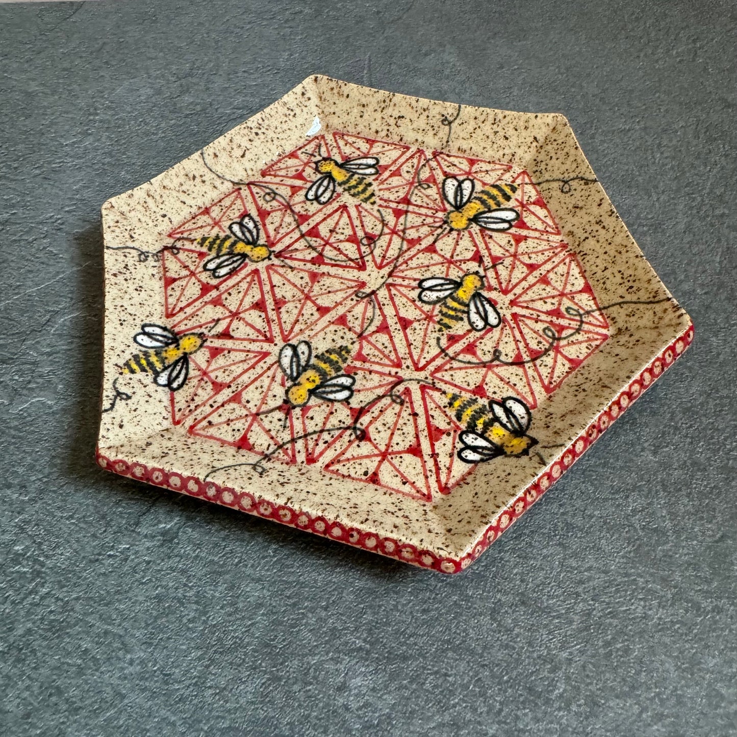 Octagonal Bee Tray