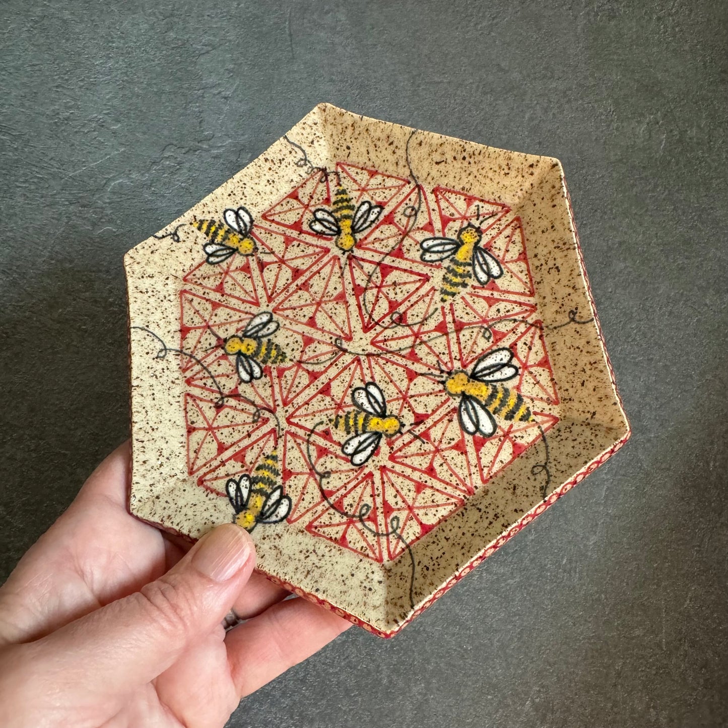 Octagonal Bee Tray