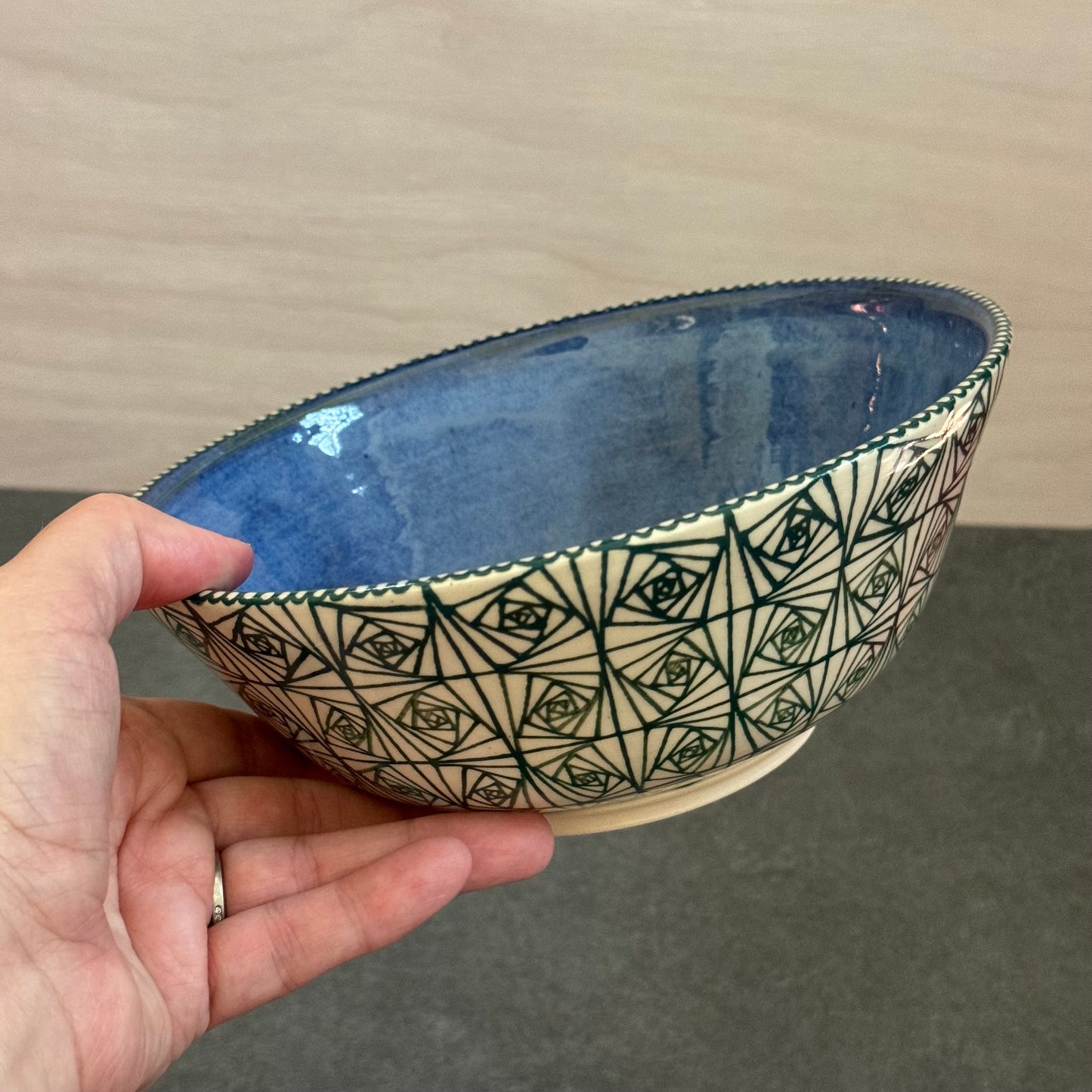 Blue and Green Bowl