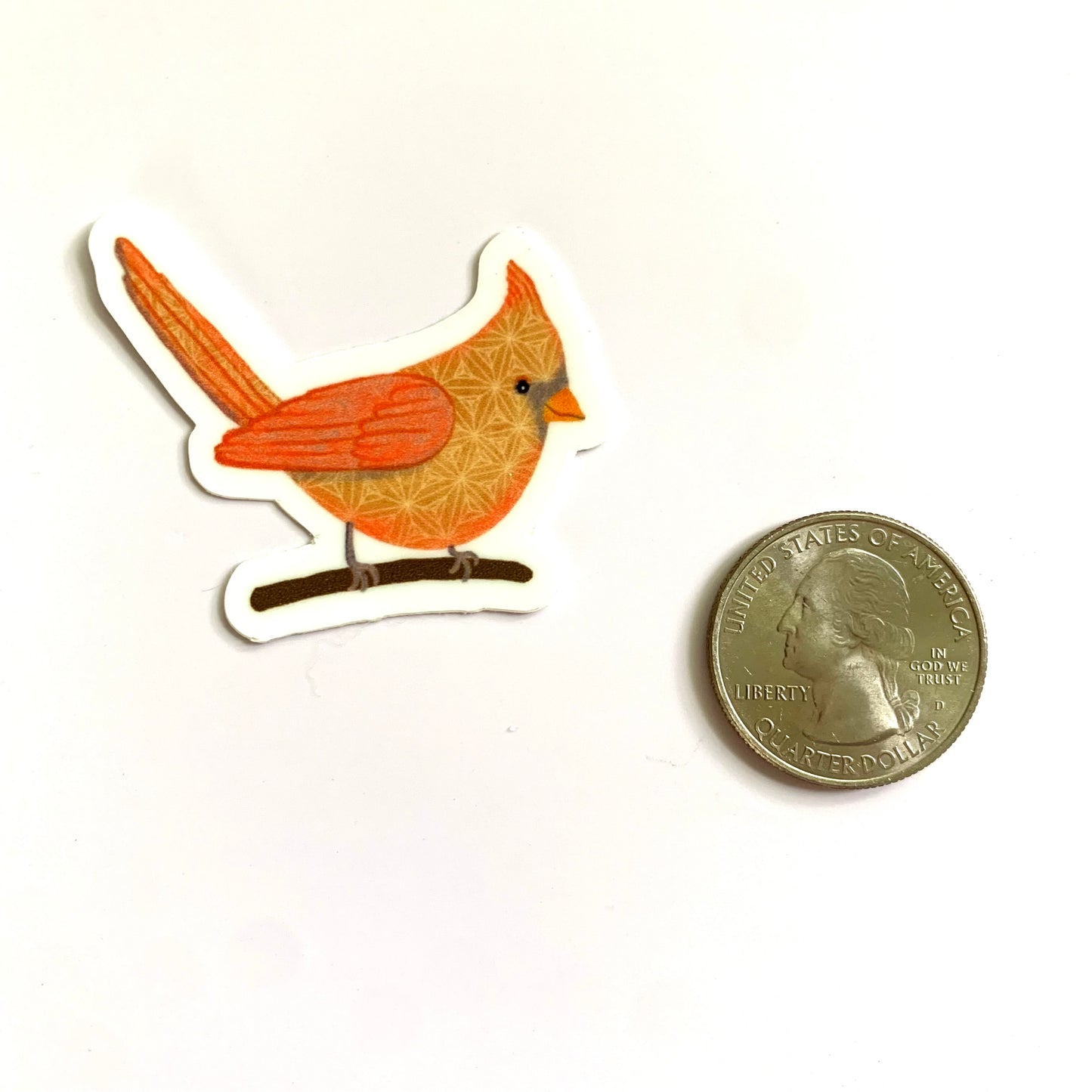 Petite Cardinal Sticker