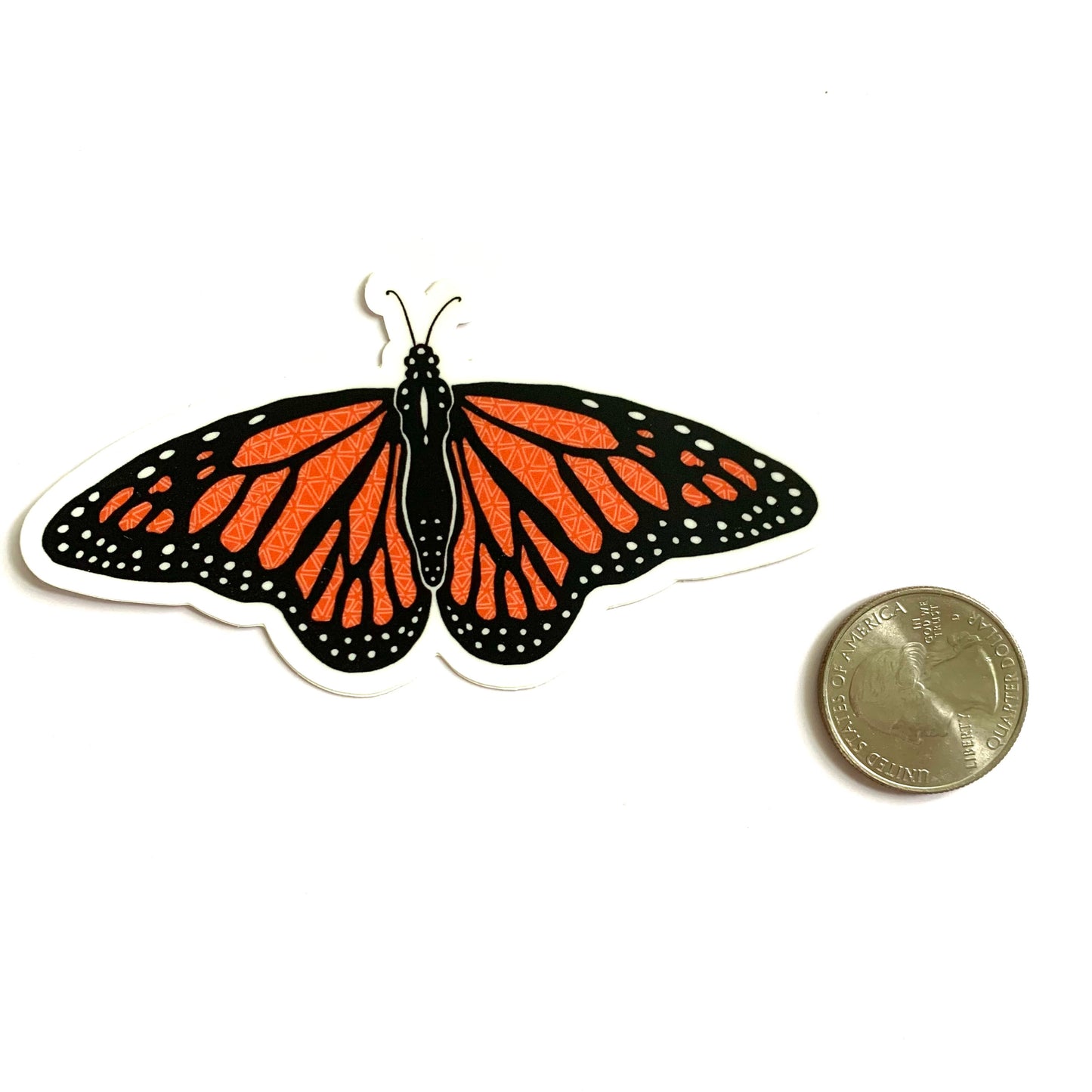 Monarch Butterfly Sticker