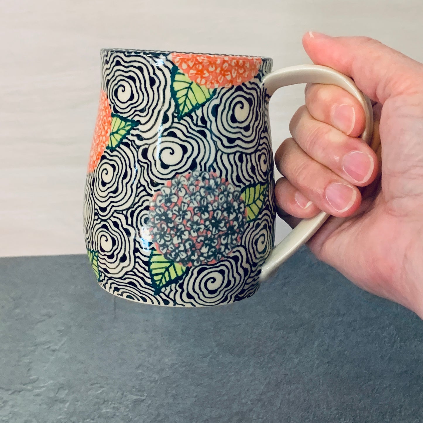 Hydrangea Mug