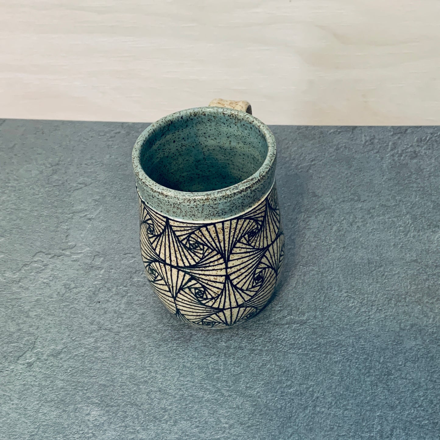Banded Geometric Mug