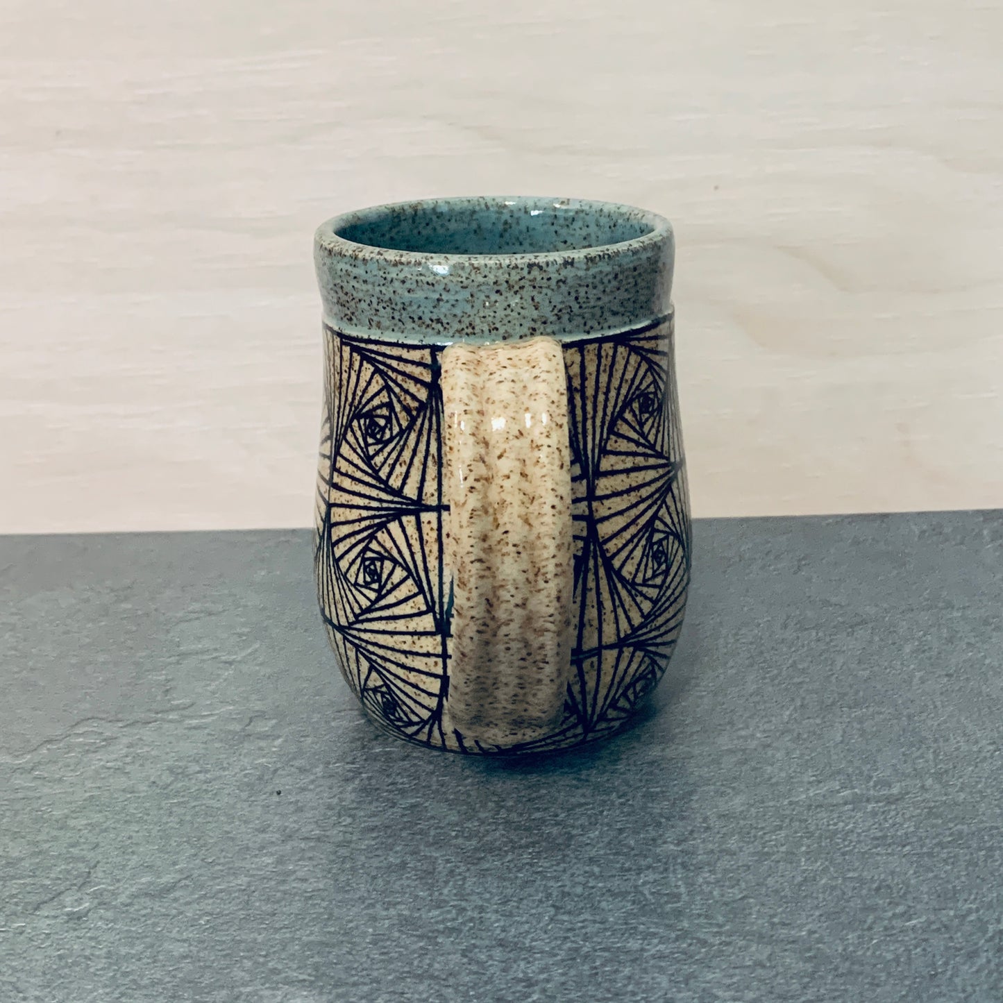 Banded Geometric Mug
