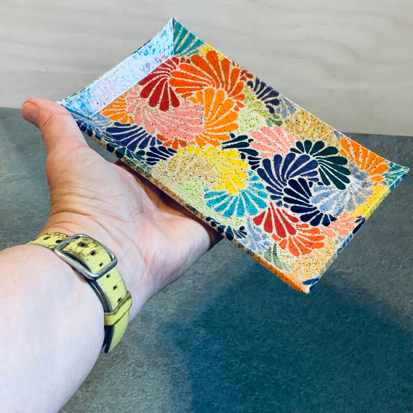 Rectangular Rainbow Tray
