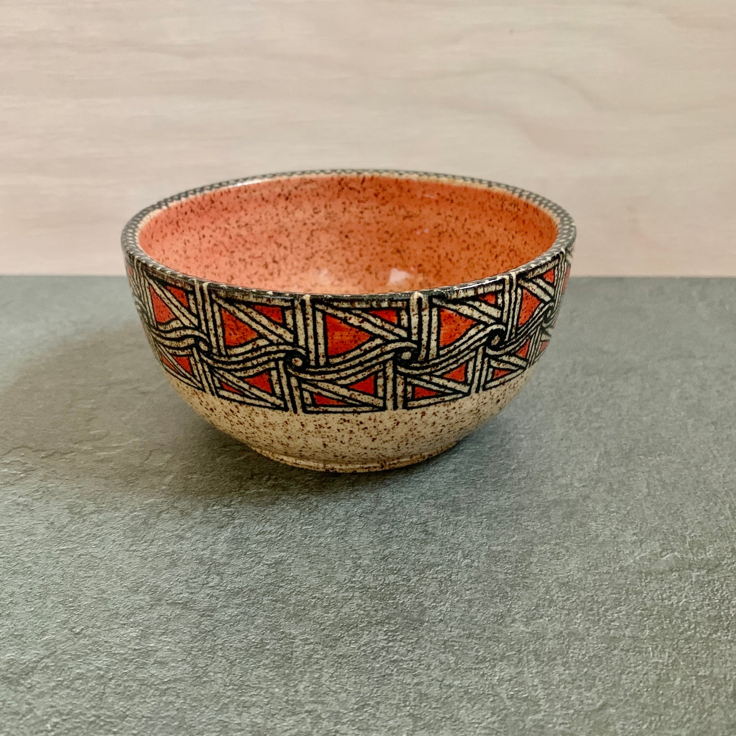 Geometric Border Bowl