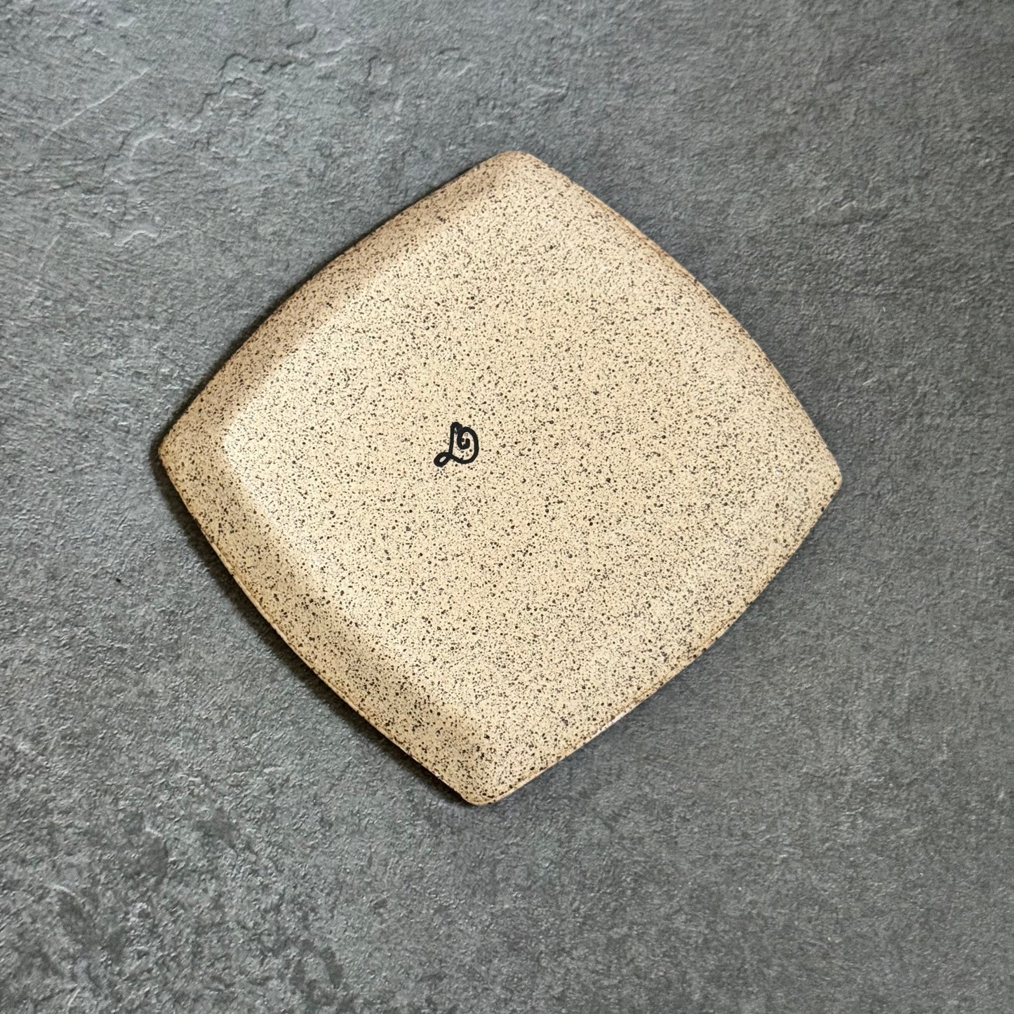 Zebra Tray with Red Tangle - 5.5 inches