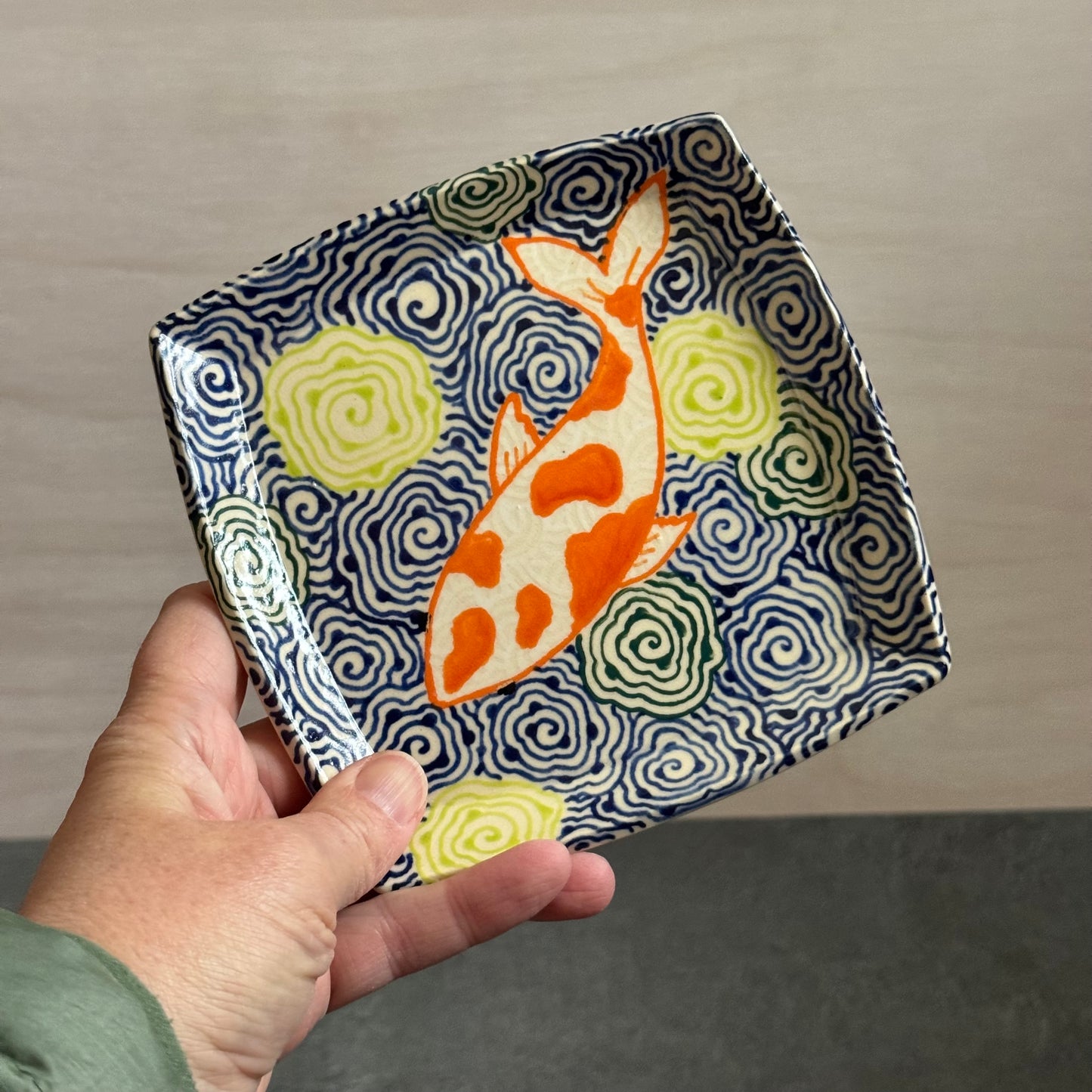 Koi Fish Tray - 5.5 inches