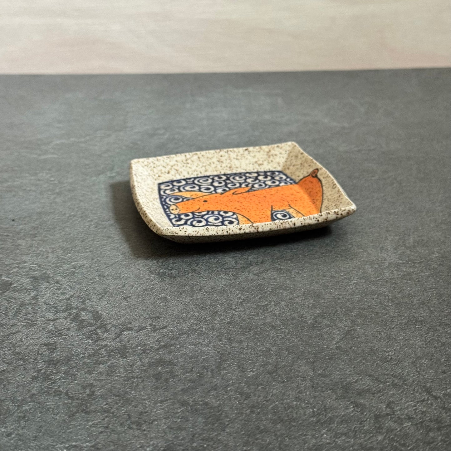 Whimsical Pink Pig Tray - 4.5 inches