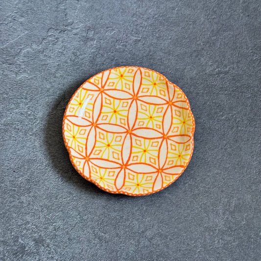 Yellow and Orange Spoon Rest
