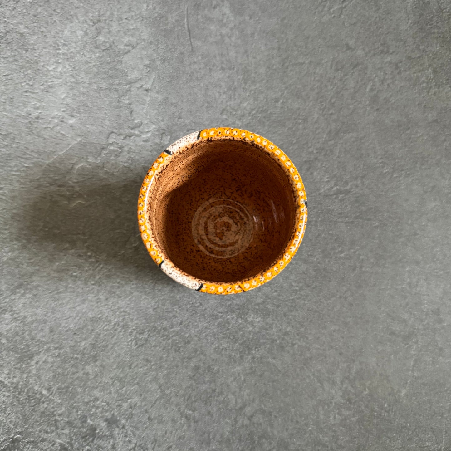 Crane Cup with Orange Tangle