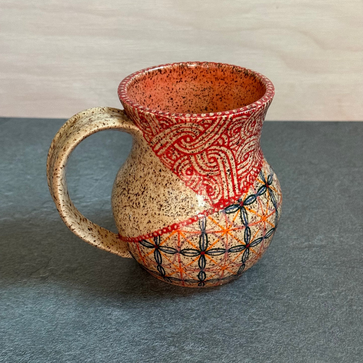 Flared Geometric Mug 3