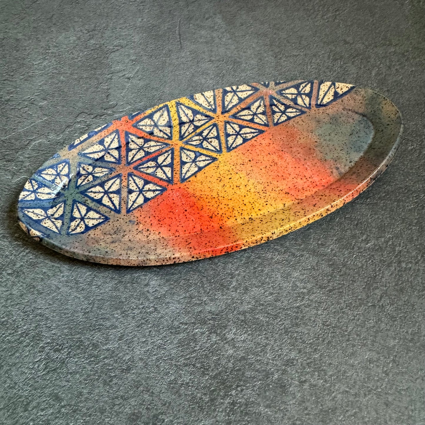 Rainbows and Triangles Tray