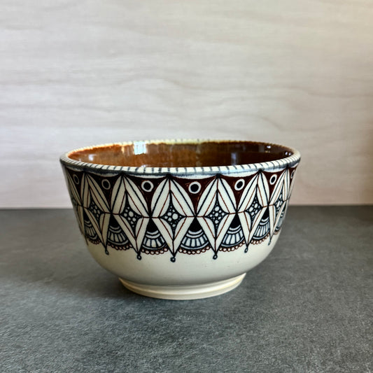 Art Deco Tangled Bowl - 5.75 inches x 3.25 inches