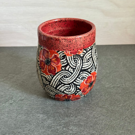 Banded Poppy Cup