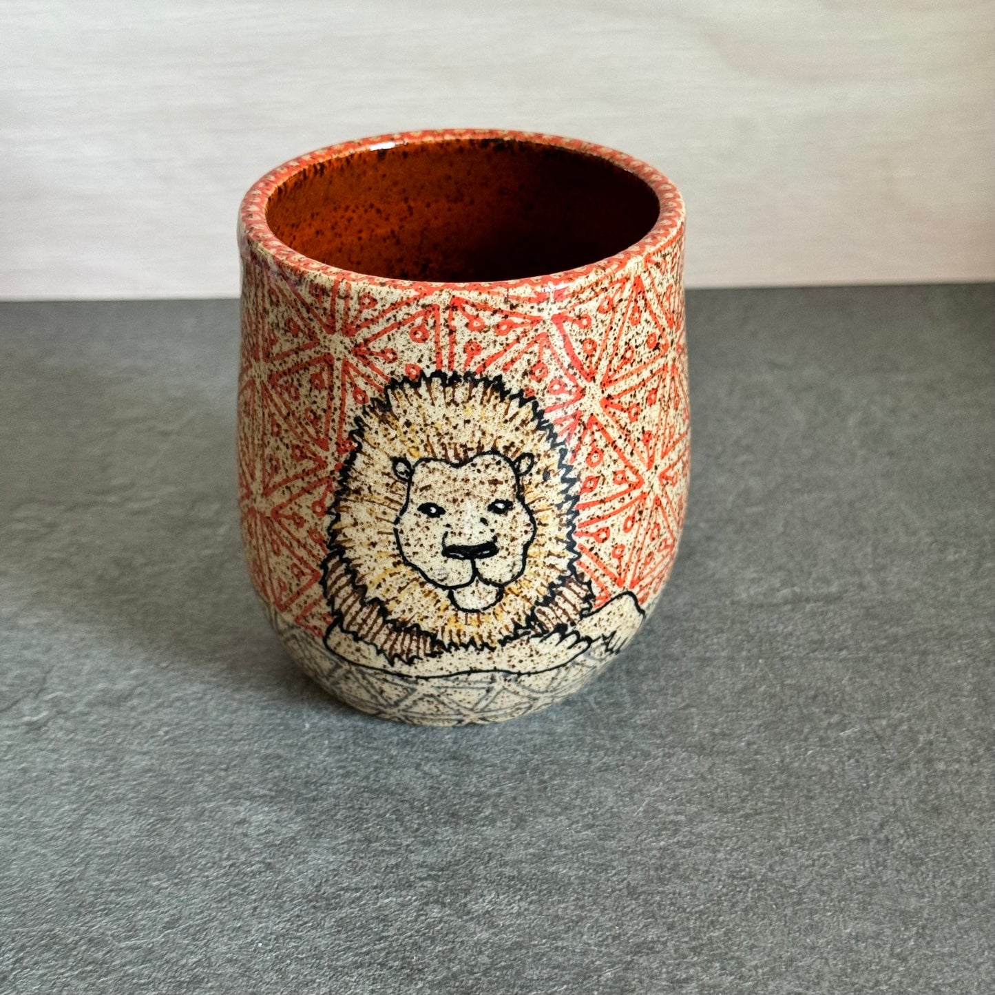 Lion Tangled Cup