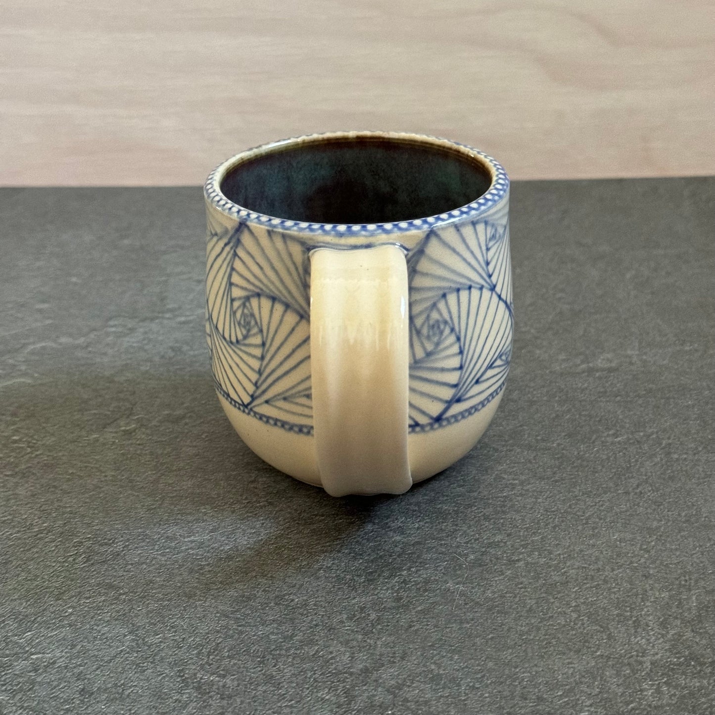 Blue Ginkgo Mug