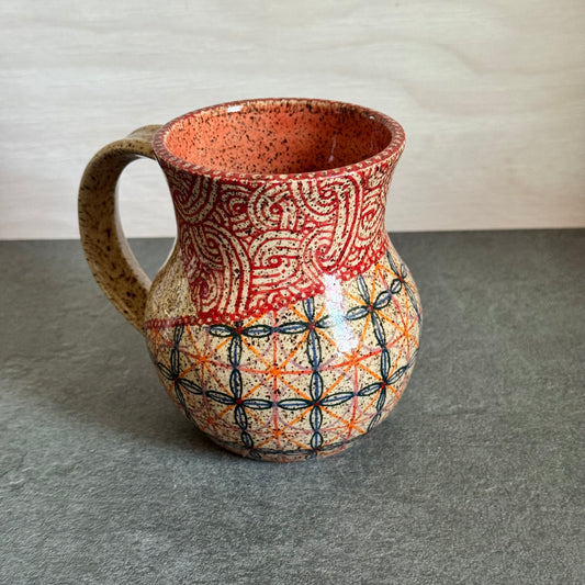 Flared Geometric Mug 3