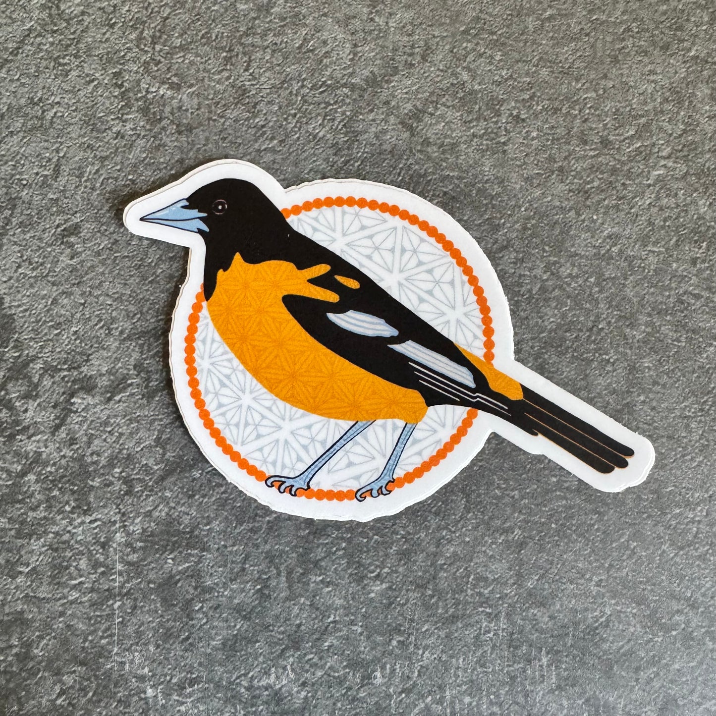 Oriole Bird Tangled Sticker