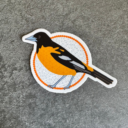 Oriole Bird Tangled Sticker