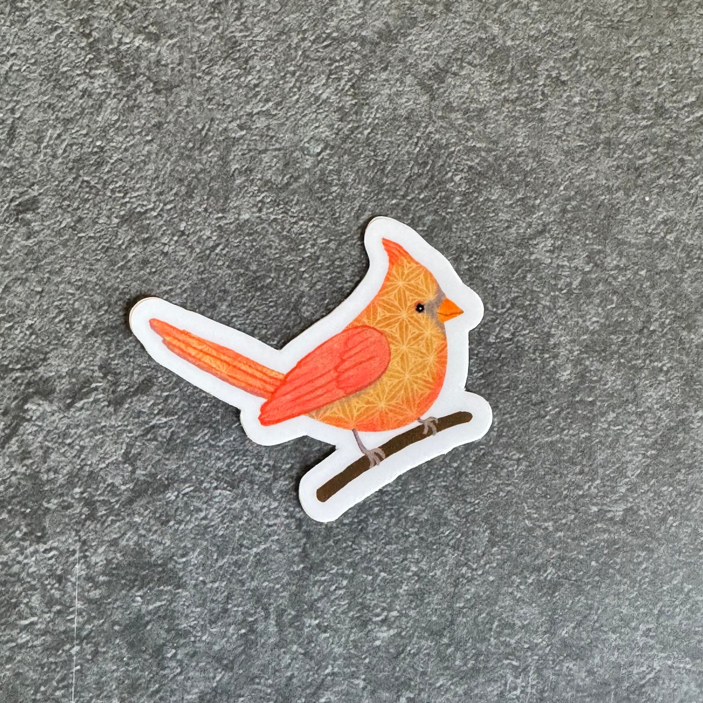 Petite Cardinal Sticker