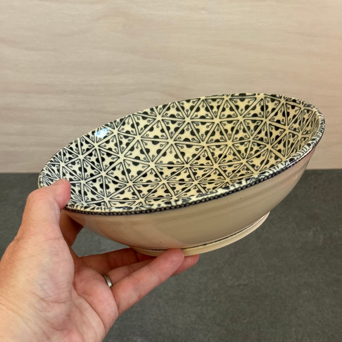 Tangled Triangles Bowl