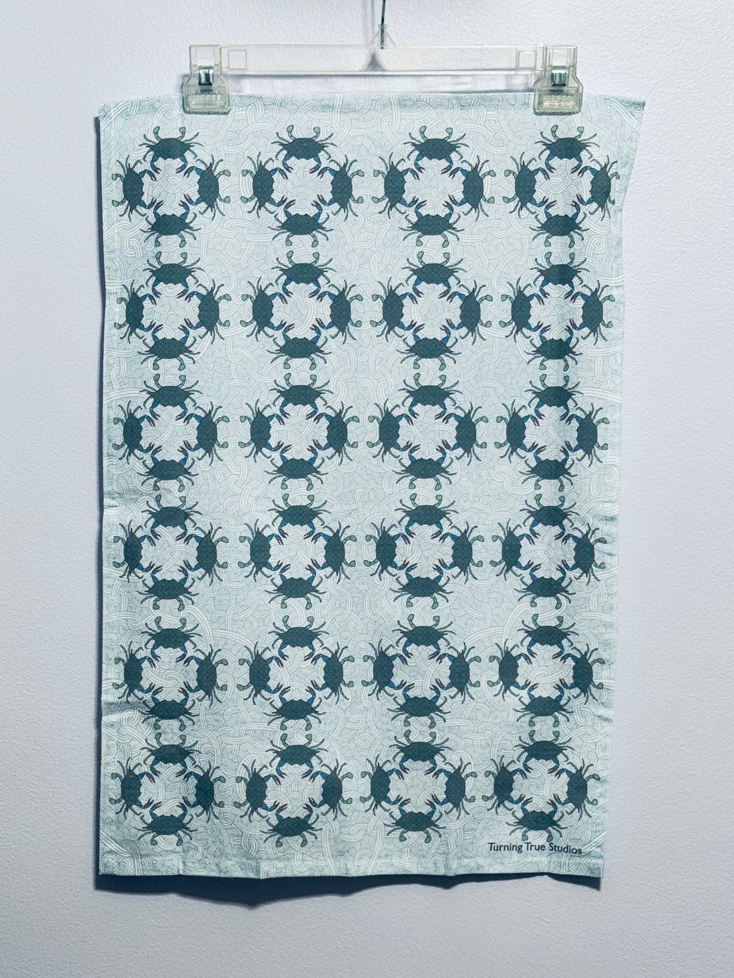 Cast of Blue Crabs Tea Towel