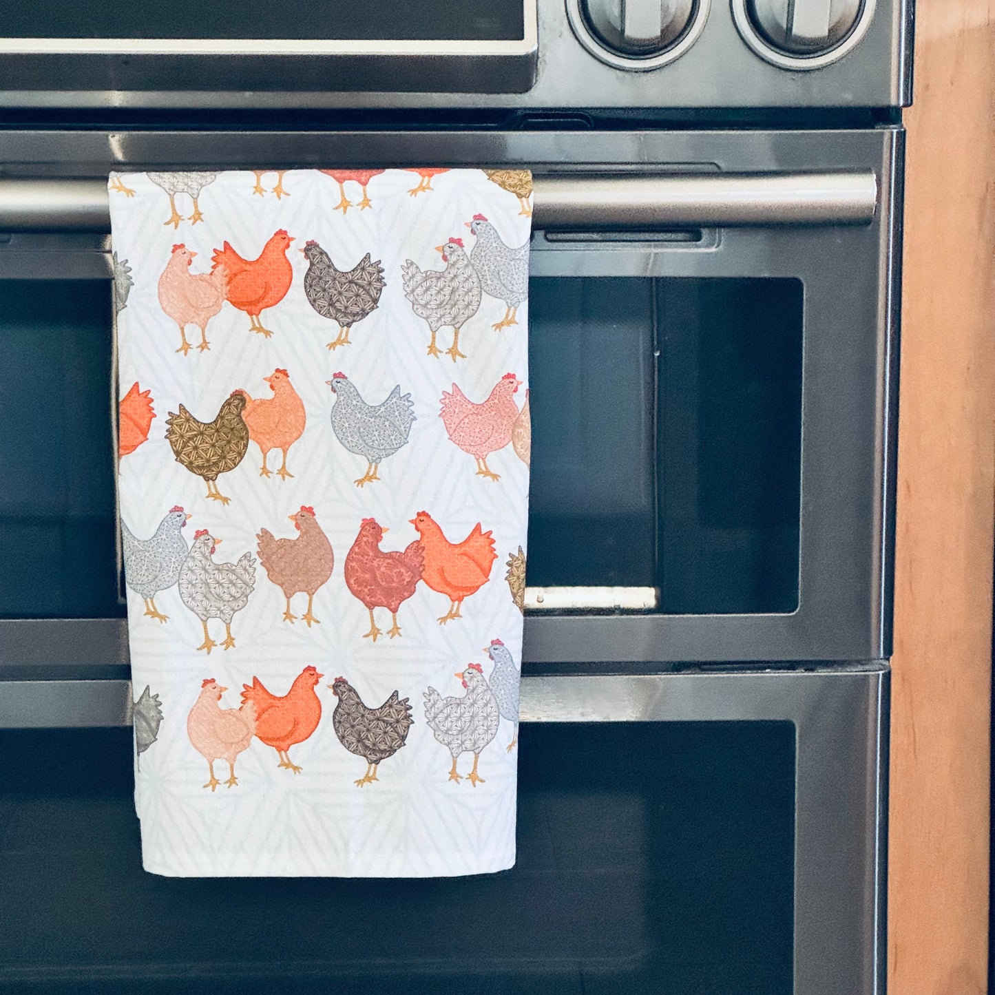 Chicken Chat Tea Towel