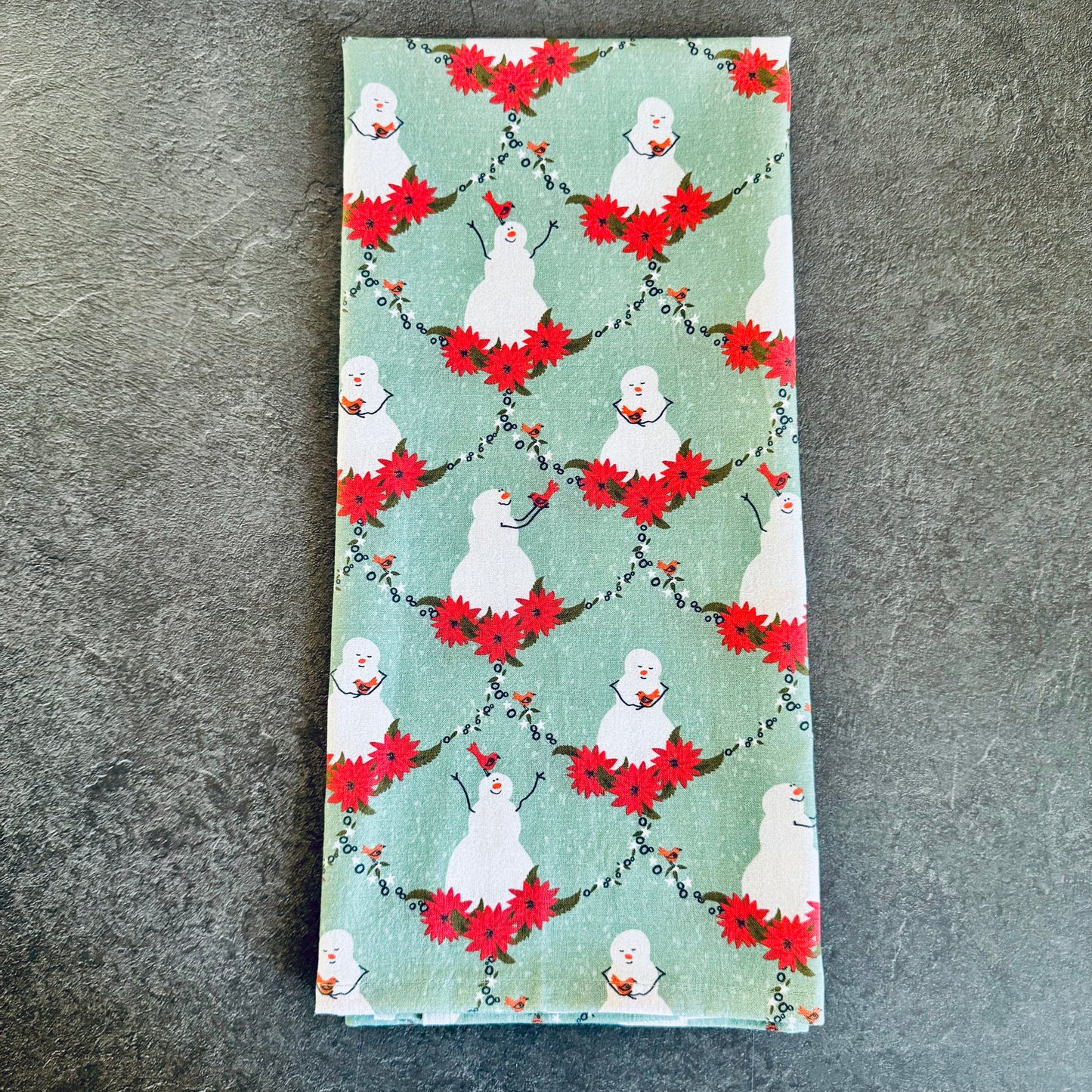 Snow Friends Tea Towel