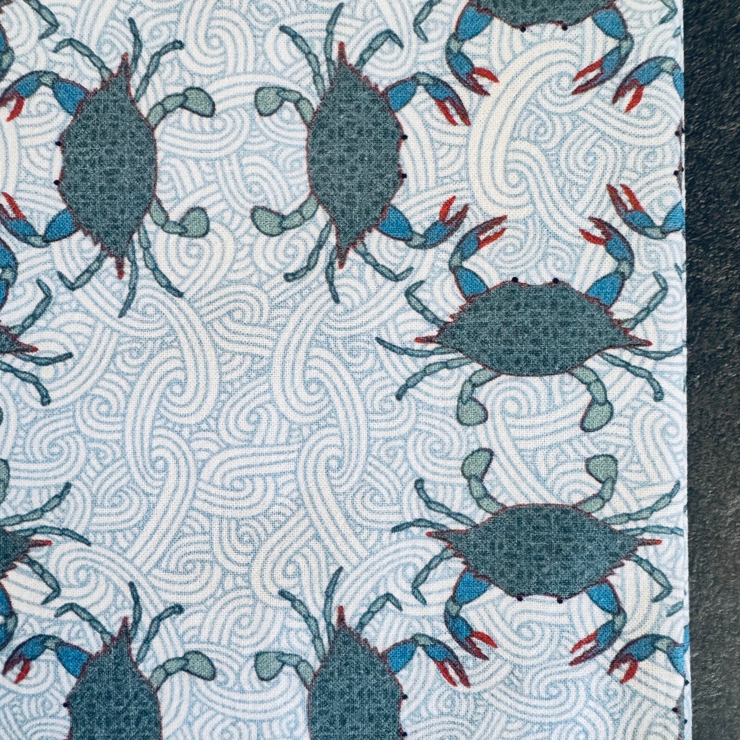 Cast of Blue Crabs Tea Towel