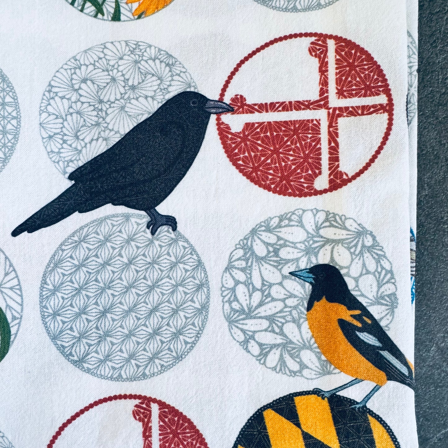 All Around Maryland Tea Towel