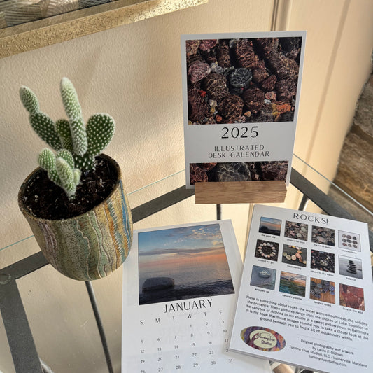 ROCKS! 2025 Illustrated Desk Calendar
