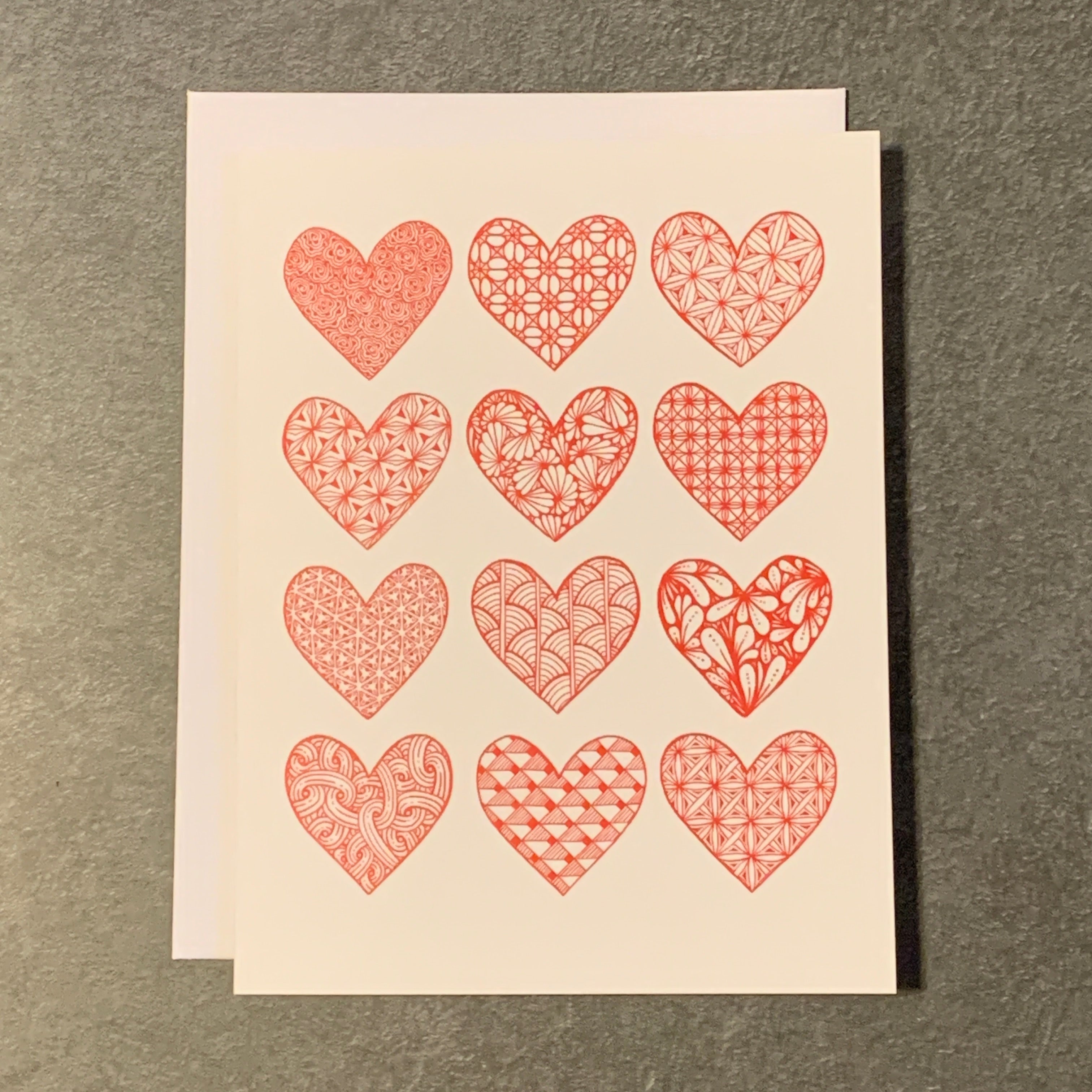 Red Heart Note Card Heart Note Cards – Turning True Studios