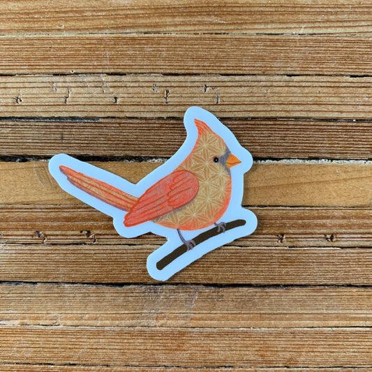 Petite Cardinal Sticker