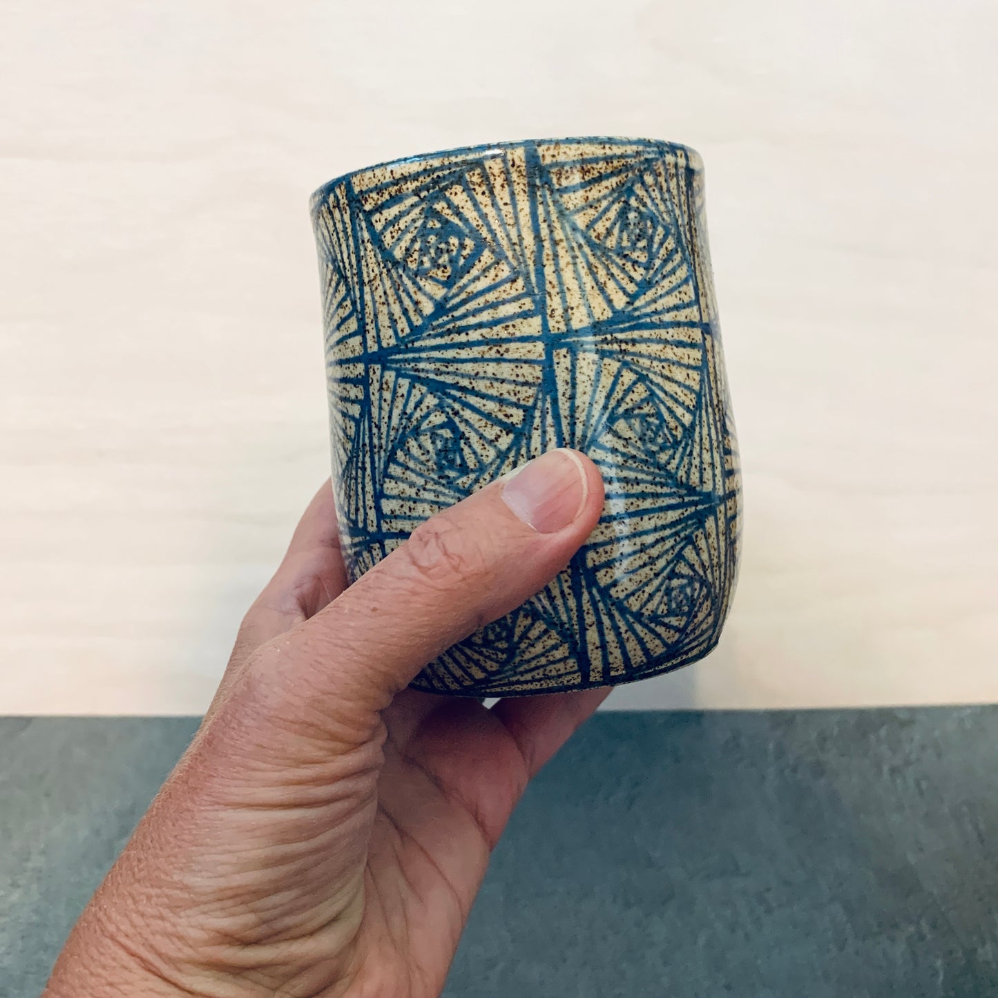 Tangled Squares Cup