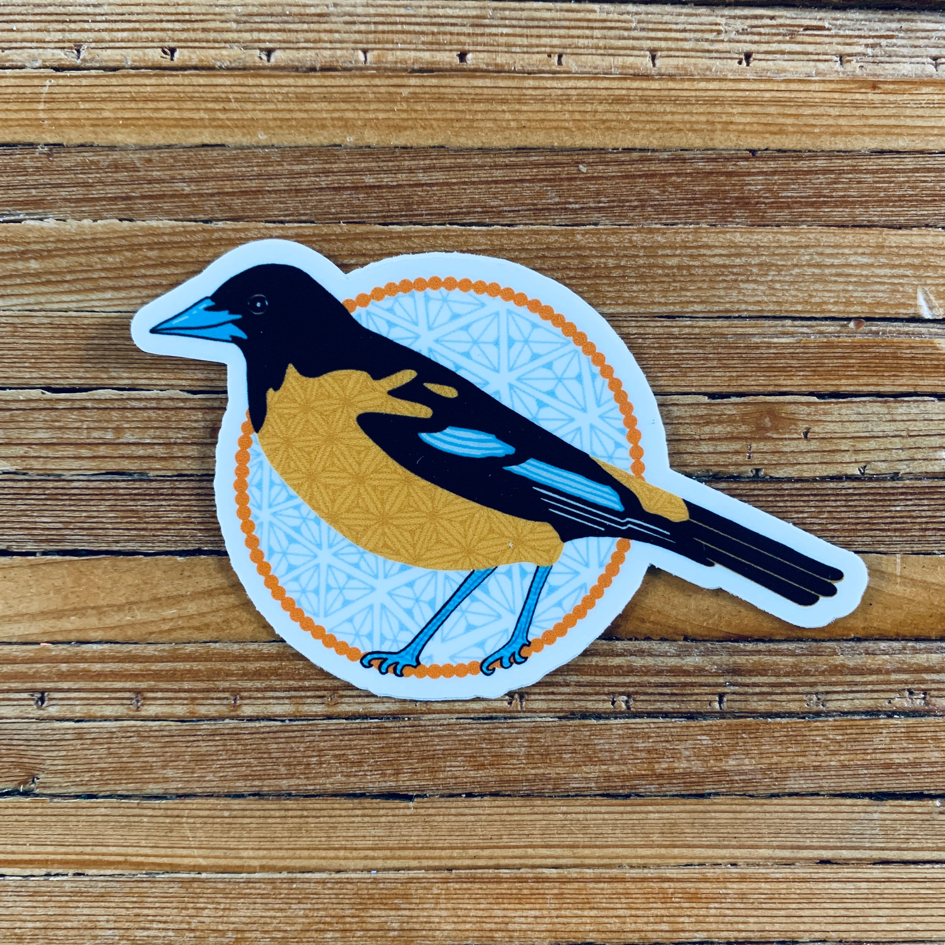 Oriole Bird Tangled Sticker – Turning True Studios
