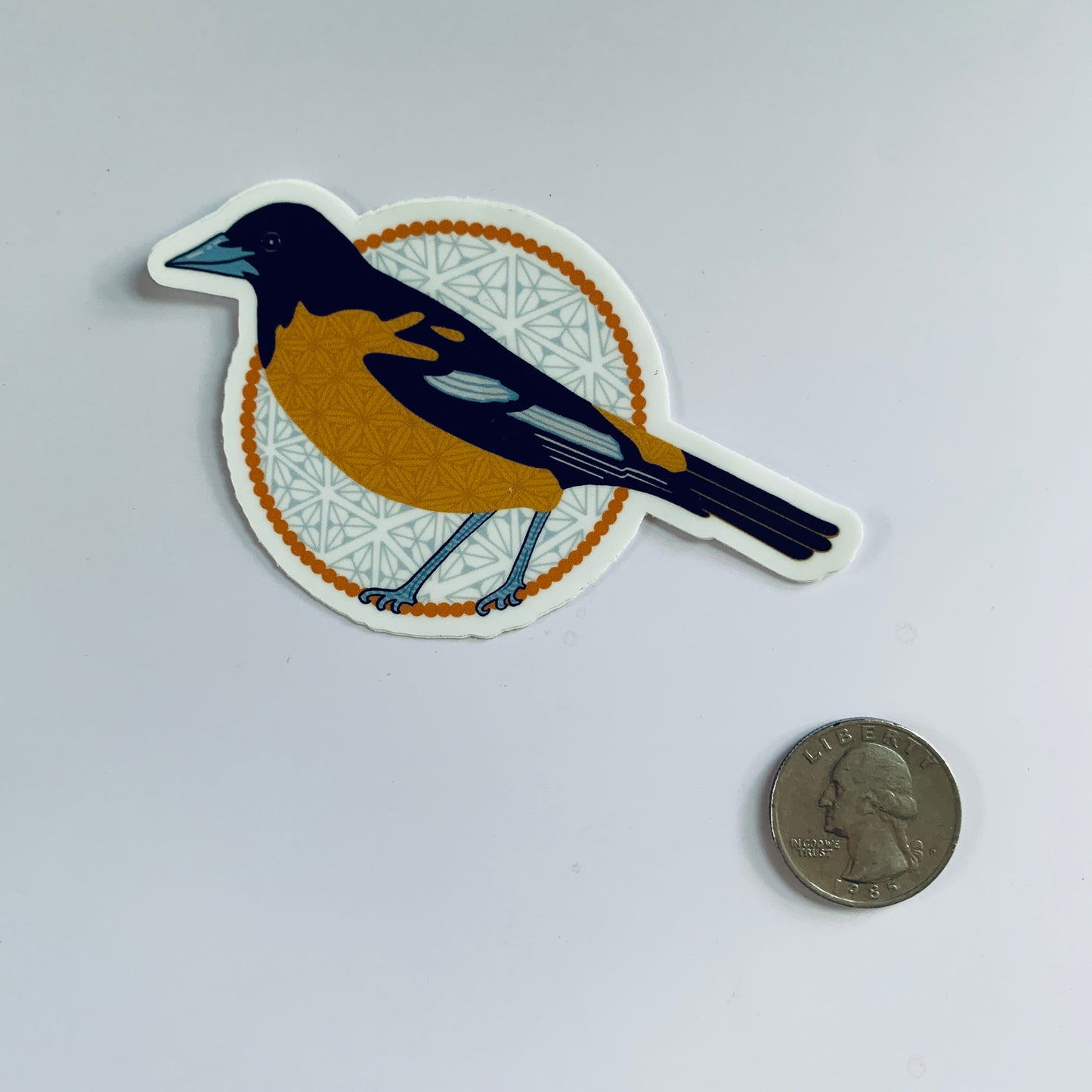 Oriole Bird Tangled Sticker