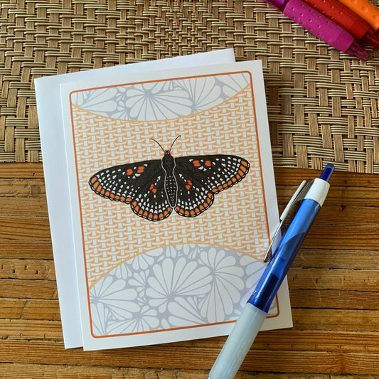 Baltimore Checkerspot Blank Note Card